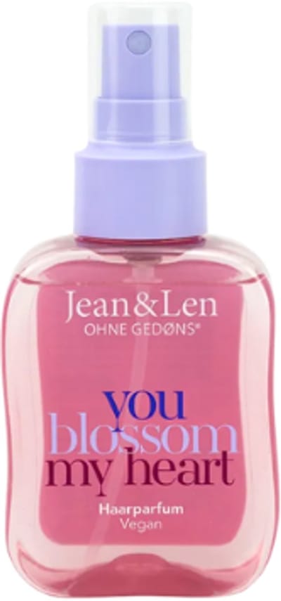 Jean&Len Haarparfum - You blossom my heart | 1x 105ml - Rood fruit & Bloemengeur | Betovering in je haar