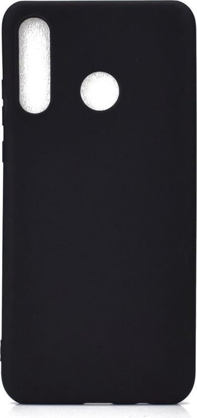 Shop4 - Huawei P Smart Plus 2019 Hoesje - Zachte Back Case Mat Zwart