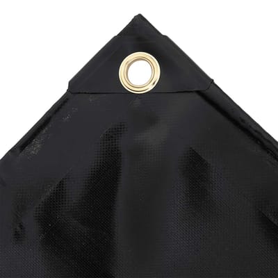 vidaXL - Dekzeil - 650 - g/m² - 3,5x2,55 - m - zwart
