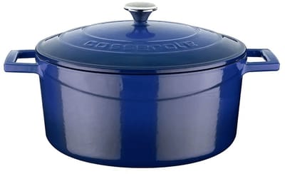 Lava Braadpan - 24 cm - 4.49 liter - Gietijzer - Blauw