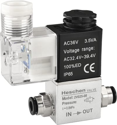 Dailygoody - Pneumatische Magneetklep - 2/2 Manier - Geschikt voor Pneumatische Systemen - AC36V - Betrouwbare Luchtstroomregeling - Ideaal voor