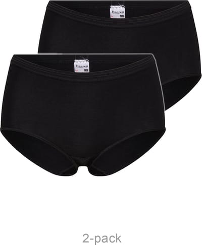 Beeren dames 2 pack slip maxi comfort feeling - Zwart / M