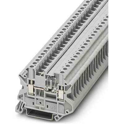 Phoenix Contact 3046210 Doorgangsserieklem 6.2 mm Schroeven Grijs 50 stuk(s)