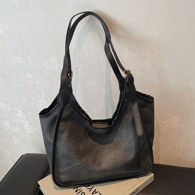 Grote Capaciteit Forenzentas Nieuwe Stijl Mode Textuur Tote Bag voor Vrouwen Ins Mode Veelzijdige Schoudertas Handtas gray