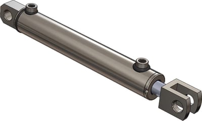 Hydraulische Cilinder Dubbelwerkend met Gaffel (meerdere varianten) 50/30/450