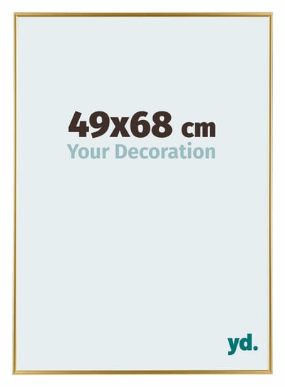 Your Decoration - Fotolijst 49x68 cm - Kunststof - Goud - Evry