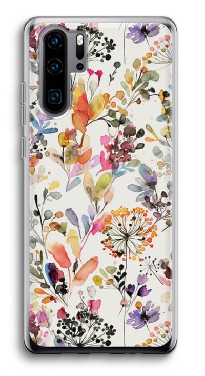 Case Company® - Hoesje geschikt voor Huawei P30 Pro hoesje - Wilde grassen - Soft Cover Telefoonhoesje - Bescherming aan alle Kanten en Schermrand
