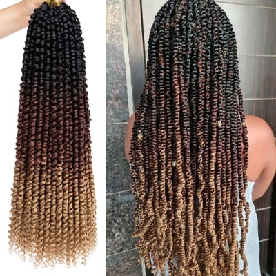 Haak Haar - Passie Twists - Nieuwe Look - Voorgedraaid - 22 Inch 8 Pak - 3 Kleuren