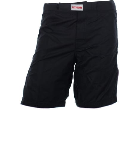 Nihon Kickboks/MMA Shorts | Zwart met Roze rand (Maat: M)