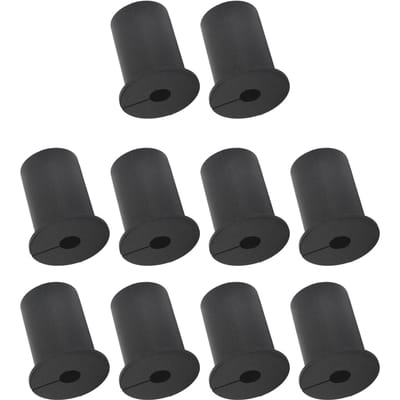 Kit de routage de câble de 1 pouce pour Starlink Passe-par-mur en silicone Bagues de câble Noir