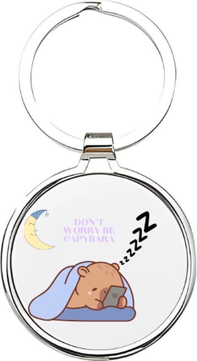 Akyol - capybara Sleutelhanger - Capybara - di\ - moederdag - 4 x 7,5 CM