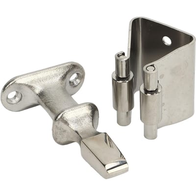 Deurstopper Vanger en Houder Heavy Duty Roestvrij Staal Hardware Marinekwaliteit Exquis voor Boot gray