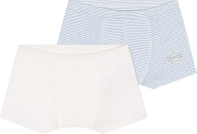 Petit Bateau Set met twee boxershorts van katoen voor kinderen