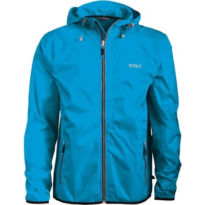 Pro-X Elements - Opbergbare regenjas voor jongens - Cleek Jr. - Methyl blauw - maat 176cm