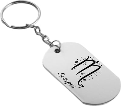 Akyol - schorpioen sleutelhanger - Sterrenbeeld schorpioen - familie vrienden - cadeau - 54 x 29mm