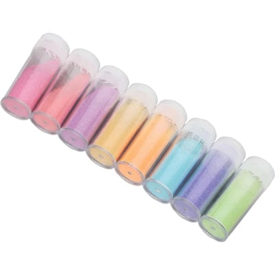 Hars Glitter 8 Kleuren Hoogglans Aluminiumfolie Afdichting Fijne Ambachtelijke Glitter voor Nageldecoratie
