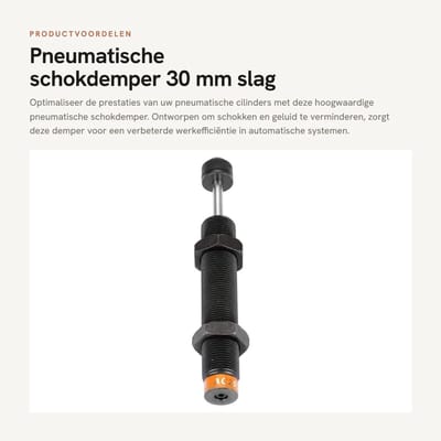 Dailygoods- Schokdemper Pneumatisch - Geluidsreductie - Drukzelfregulatie - Eenvoudig te installeren - Voor vrachtwagens/SUV's - Verbeterde werkefficiëntie - Demper