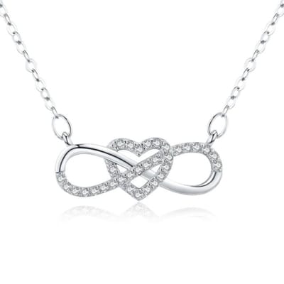 925 Sterling Zilveren Hanger Ketting Voor Vrouwen Hart Ketting Zilver 925 Sieraden Vrouwen Ketting 925 white