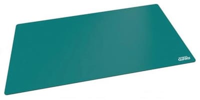 Monochrome Speelmat voor Spelkaarten - Petrol Blauw, 61 x 35 cm