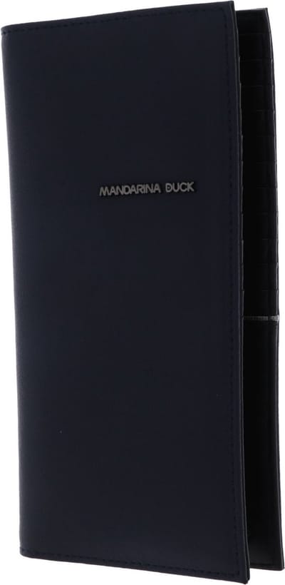 MANDARINA DUCK Kaarthoes Detroit Leather Card Holder Navy Blauw