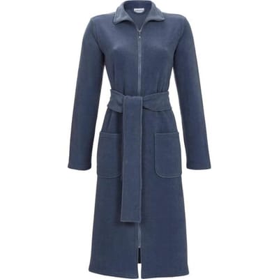 Blauwe fleece badjas Ringella - Blauw - Maat - 38