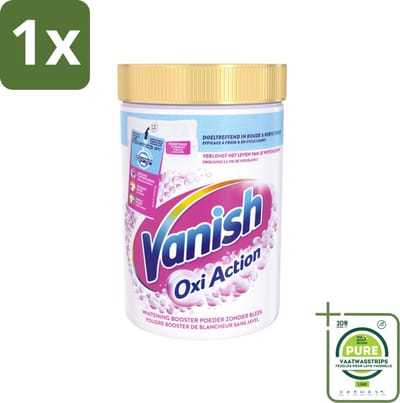 1 x Vanish Oxi Action - Vlekkenverwijderaar Poeder - Witte Was - 710 Gram - Vlekkenverwijderaar - Witte Was - Wasverzachter - Waspoeder - Vlekken Verwijderen