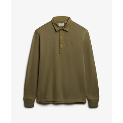 Superdry Classic Preppy Top met Relaxed Pasvorm Silver Grootte: M