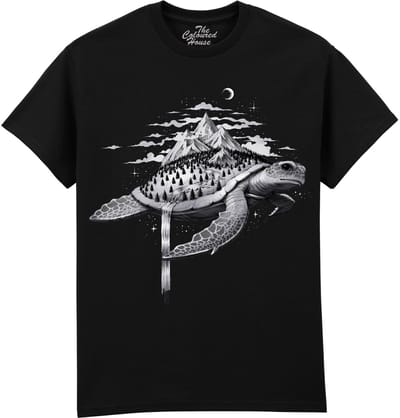 Schildpad Adventure Turtle The Coloured House T-shirt XL