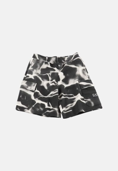 Ea7 Emporio Armani 7b000285_af12660 Korte Broek Zwart 10 Years Jongen