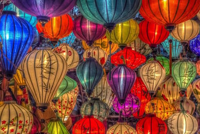 1000 Stukjes Puzzel met Drijvende Lantaarns in Hoi An