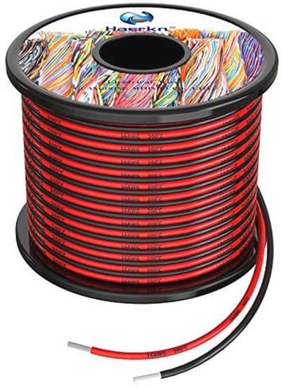 Siliconen elektrische draad 1,3 mm² 16 AWG - 20 meter, rood en zwart, hoge temperatuur bestendig