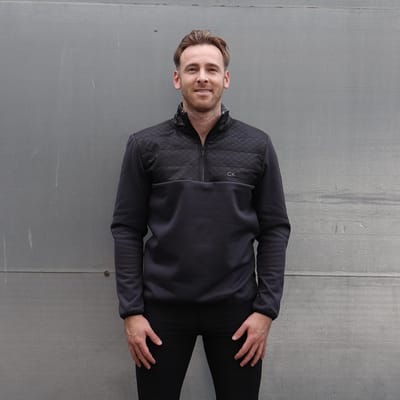 Calvin Klein Ramond Hybrid 1/4 Zip Men Sweater Urban