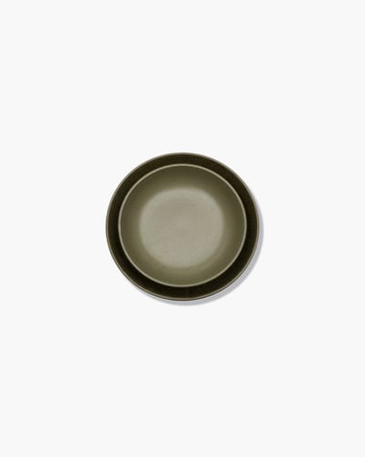 Serax - Sergio Herman Surface - Diep Bord S - CamoGroen - 16 Ø - 4 stuks