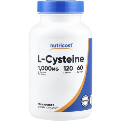 Nutricost, L-Cysteïne, 120 Capsules (500 mg per capsule)