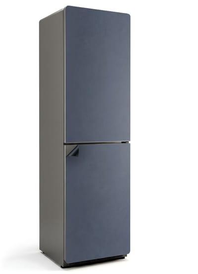 Wallfluent Magnetische Koelkastmat - Donkerblauw Koelkast Magneet Sticker - 60 cm x 205 cm - Donkerblauw Magnetische Koelkastmat - Magneetfolie Koelkast - Decoratieve Magneetmat Voor Koelkast - Keuken Decoratie Magneet