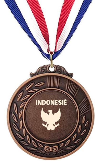 Akyol - indonesië medaille bronskleuring - Piloot - toeristen - indonesië cadeau - beste land - leuk cadeau voor je vriend om te geven