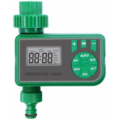Minuterie d'eau de jardinage, affichage LCD, dispositif d'arrosage automatique, Irrigation intelligente pour balcon et jardin vert