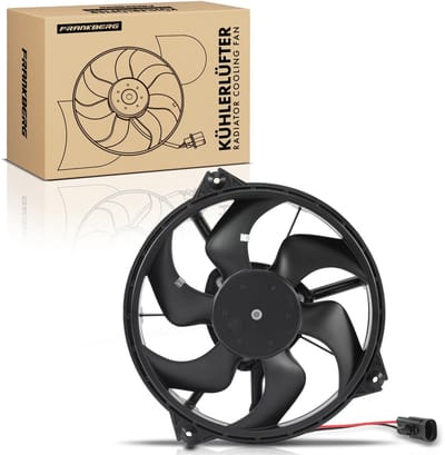 Frankberg 1x Motorradiateur Enkele ventilator