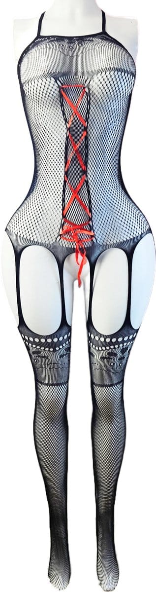 BamBella ® - Panty pak -Onesize - body suit - Dames - Onesize - Erotische jumpsuit van kant lingerie
