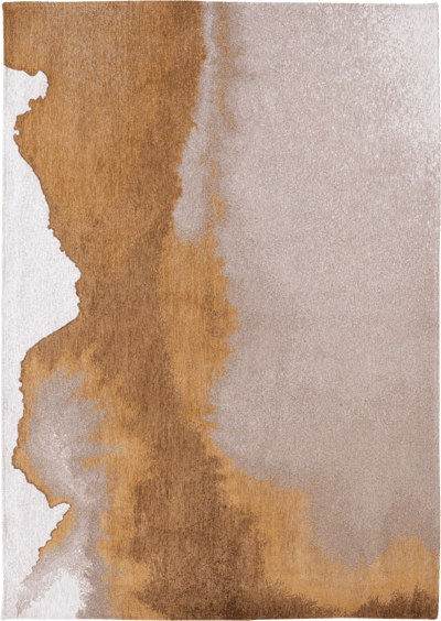 Wasbaar Binnen & Buiten Vloerkleed - 80 x 150 cm - Louis De Poortere Lagoon Chestnut - Laagpolig Tapijt - Gerecycled PET - Made in Belgium - Circulair