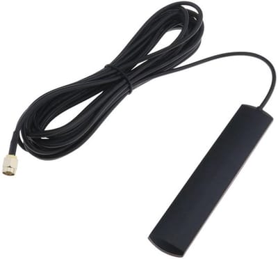 Allecto Antenne - 5 Meter Bereik - Zwart Gouden - Autoradio Antenne
