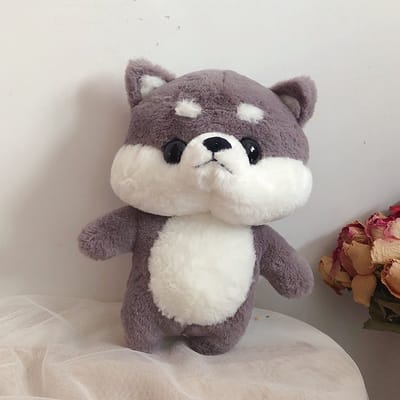 Klikkopers® - Paper Duck knuffel - Paper Dog - 30cm - Husky - Lalafanfan - Paperduck