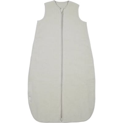 Meyco Baby Uni Baby Slaapzak Gevoerd - Pre-washed Hydrofiel - Greige - 90cm - 2.0 TOG