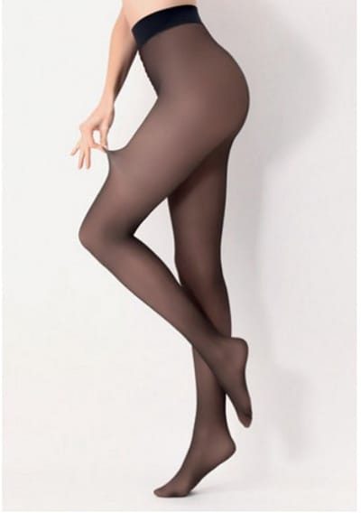 Oroblu Thermo Nude Fleece Panty - Kleur zwart - Maat XL