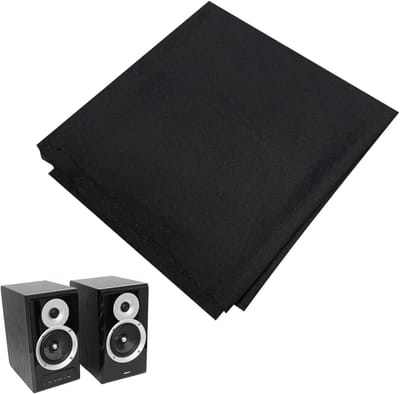 Stof- en Krassenbescherming voor Luidsprekers, Speaker Cover, Beschermhoes voor Geluidsapparatuur, 1.6m x 0.5m, Ideaal voor Bescherming tegen Stof en Schade