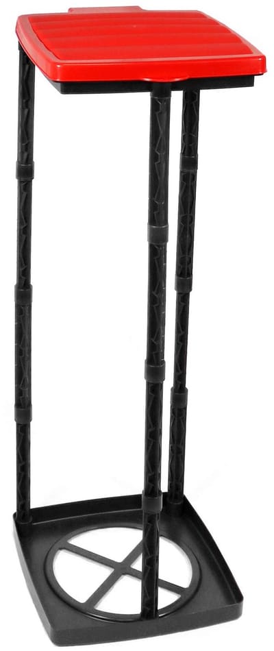 Afvalzakhouder met Deksel, 3 Hoogtes Instelbaar voor Huis, Tuin en Camping