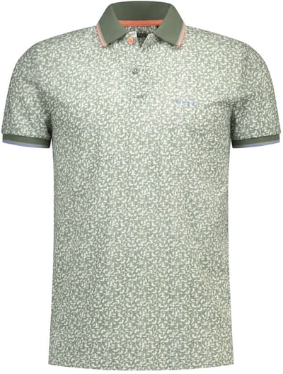 New Zealand Auckland Poloshirt Polo Short Sleeve 26dn104 1766 Vintage Army Mannen Maat - M
