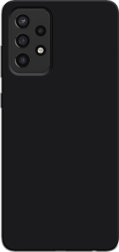 Siliconen back cover case - Geschikt voor Samsung Galaxy A72 5G - TPU hoesje zwart