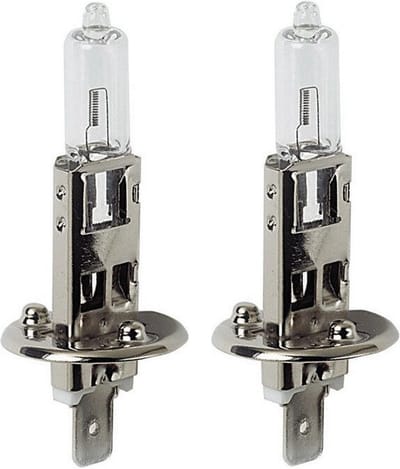 TLVX 2 stuks H1 55W Origineel Halogeen Autolampen – Dimlicht - Grootlicht – Bochtverlichting – Mistlicht - Auto Verlichting - 3000 Geel licht - 12V – 55Watt (2 stuks)
