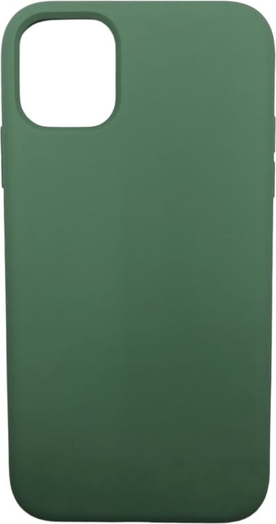Hoogwaardige Siliconen Backcover hoesje - Geschikt voor iPhone 11 - Groen